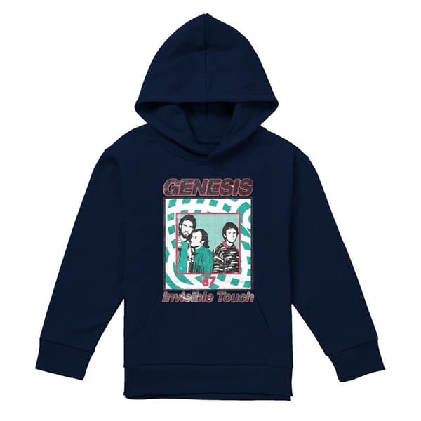 Genesis Barn/Barn Invisible Touch Poster Hoodie 5-6 År Navy 5-6 Years