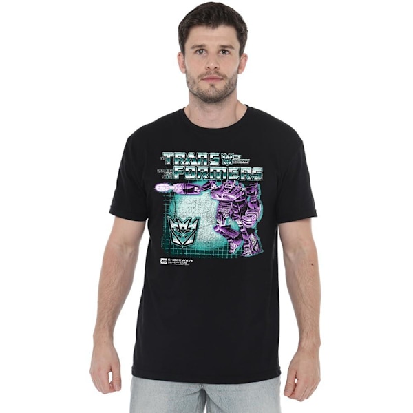 Transformers Herr Shockwave Box 40-års T-shirt 5XL Svart Black 5XL