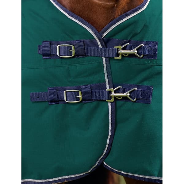 Weatherbeeta Comfitec Plus Dynamic Standard-Neck Logo Hästtäcke Forest Green/Navy 7´