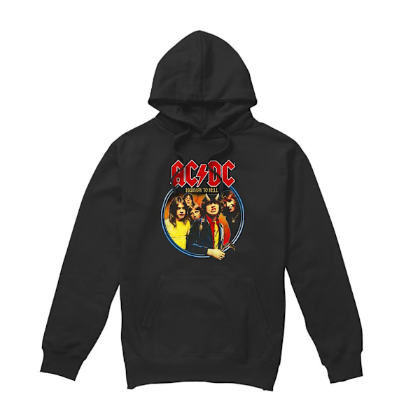 AC/DC Herr Highway To Hell Emblem Hoodie M Svart Black M