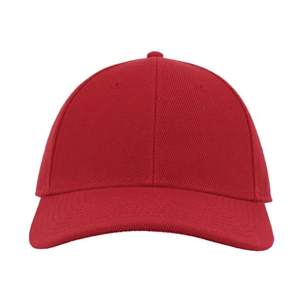 Atlantis Beat Strukturerad 6 Panel Cap One Size Röd Red One Size