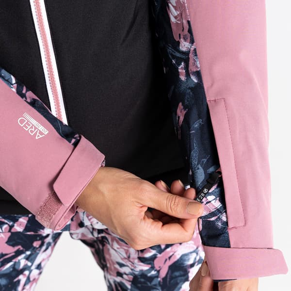 Dare 2B Dam/Kvinnor Determined Vattentät Isolerad Skidjacka Mesa Rose/Black 6 UK