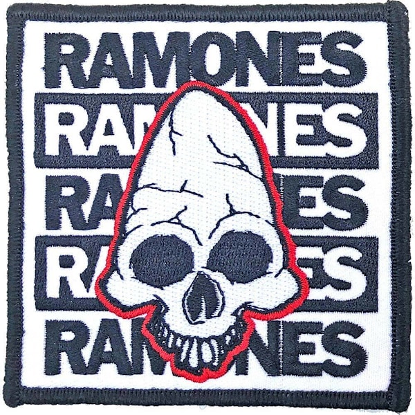 Ramones Pinhead Standard Strykjärnsmärke En Storlek Vit/Svart/Röd White/Black/Red One Size