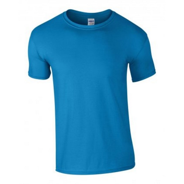 Gildan Mäns Soft Style Ringspun T-shirt L Safir Sapphire L