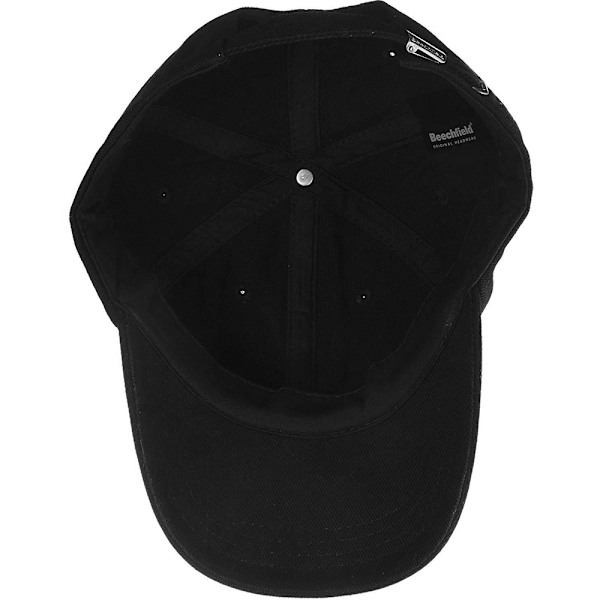 Result Unisex Lågprofil Tung Borstad Bomulls Baseballkeps En Storlek Black One Size