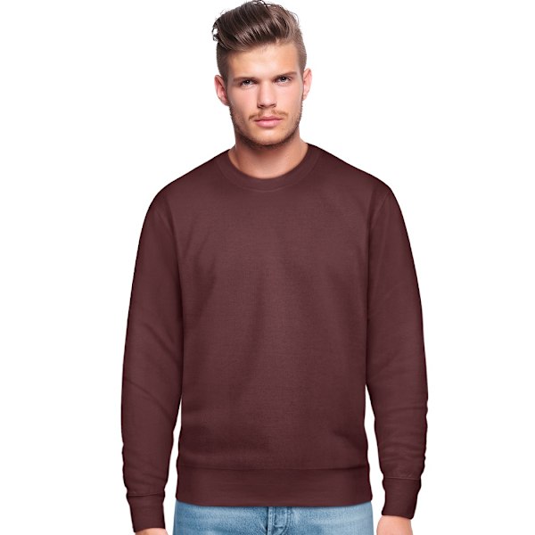 Casual Classics Herr Sweatshirt XXL Vinröd Maroon XXL