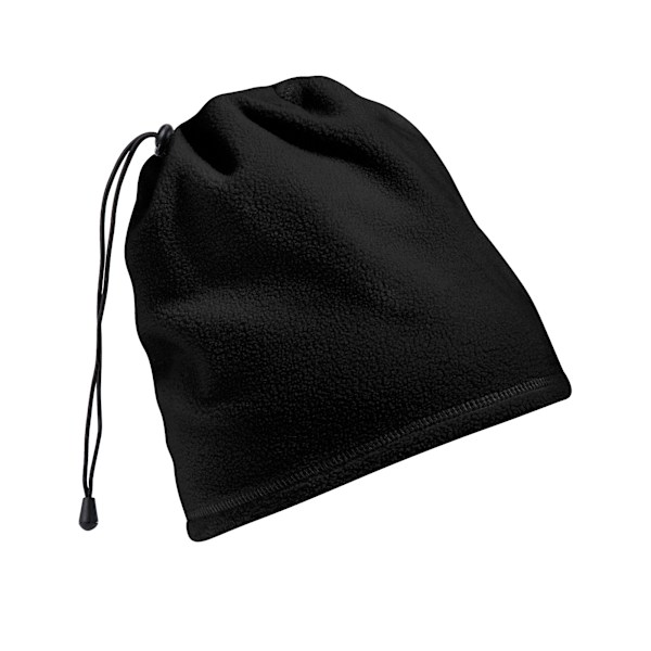 Beechfield Unisex Vuxen Suprafleece Snood Mössa One Size Svart Black One Size