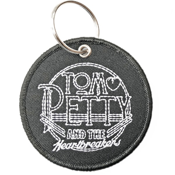 Tom Petty & The Heartbreakers Circle Logotyp Nyckelring One Size Grå Grey/White One Size