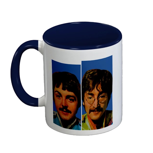 The Beatles All You Need Is Love Inner Two Tone Mug En Storlek Blå Blue/White/Red One Size