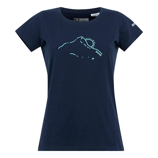 Regatta Dam/Dam Breezed V Mountain T-shirt 18 UK Marinblå Navy 18 UK