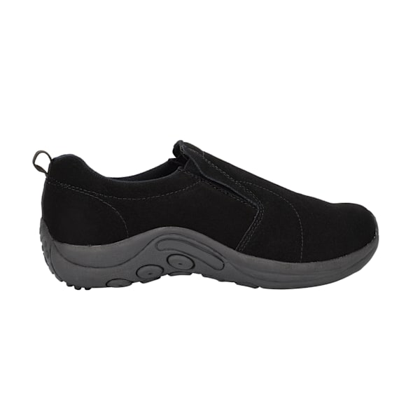 PDQ Vuxen Unisex Äkta Mocka Ryno Slip-On Casual Tränare 7 UK Black 7 UK