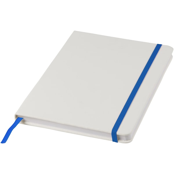 Bullet A5 Spectrum Notebook med elastisk rem En storlek Vit/R White/Royal Blue One Size