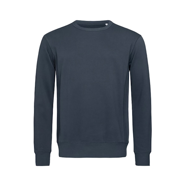 Stedman Herr Active Sweatshirt XL Blå Midnatt Blue Midnight XL