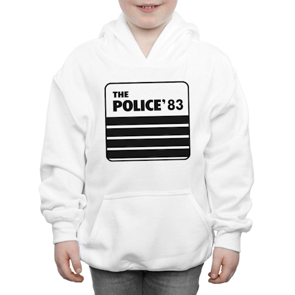 The Police Boys 83 Tour Hoodie 7-8 år Vit White 7-8 Years