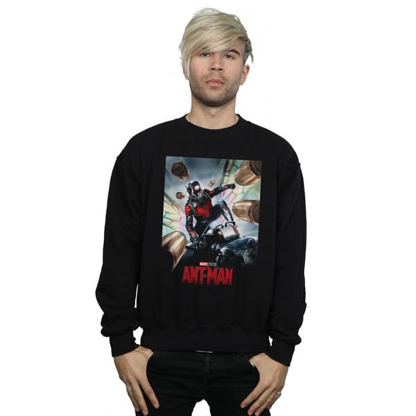 Marvel Studios Herr Ant-Man Poster Sweatshirt S Svart Black S