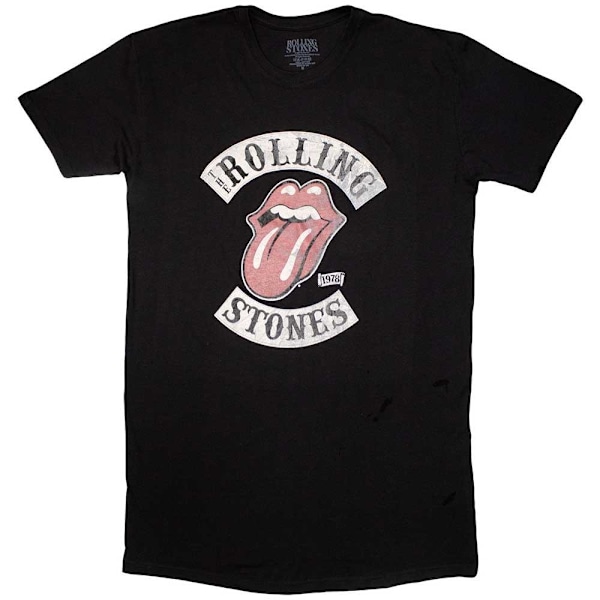 The Rolling Stones Dam/Kvinna Tour ´78 T-Shirt Klänning XL Svart Black XL