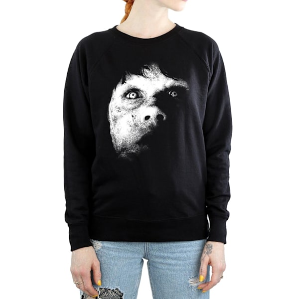 The Exorcist Damdemon Ansikte Sweatshirt Kvinnor/Damer M Svart Black M