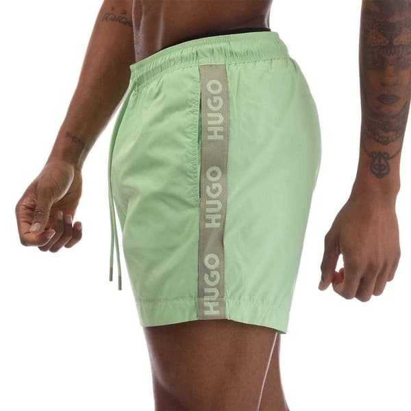 Hugo Herr Fab Polyamid Badshorts S Grön Green S