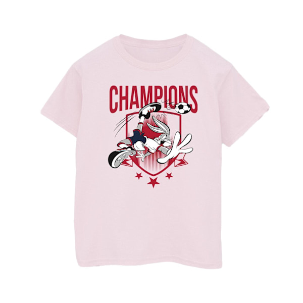 Looney Tunes Dam/Damer Bugs Bunny Champions Bomull Boyfriend Baby Pink XXL