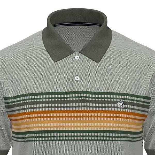 Original Penguin Herr Pikétröja M Dusty Olive Dusty Olive M