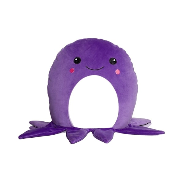 Mumbles Squidgy Octopus Plyschleksak En Storlek Lila Purple One Size