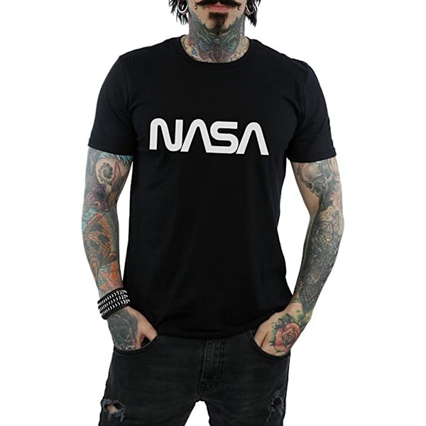 NASA Modern Logo Bomull T-shirt 3XL Svart Black 3XL