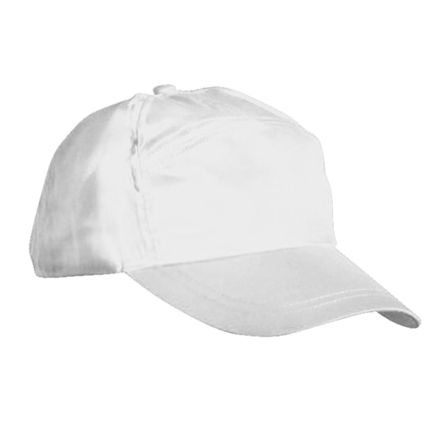 Result Unisex Enfärgad Baseballkeps One Size Vit White One Size