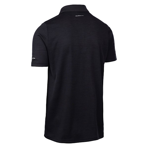 Trespass Mckay Aktiv Pikétröja för Män XL Mörk Flintmelerad Dark Flint Marl XL