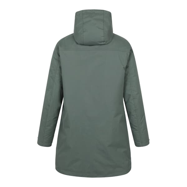 Mountain Warehouse Riviera Vadderad Vattentät Jacka för Dam Khaki Green 14 UK