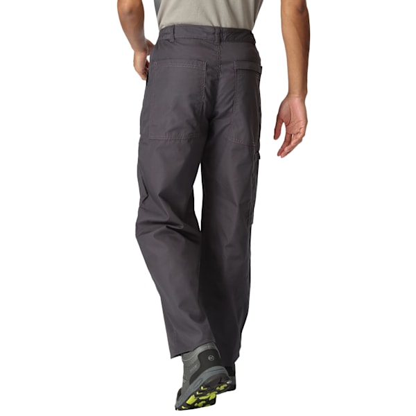 Regatta Professional Arbetsbyxor Action för män (Vattenavvisande) Dark Grey 34 Regular