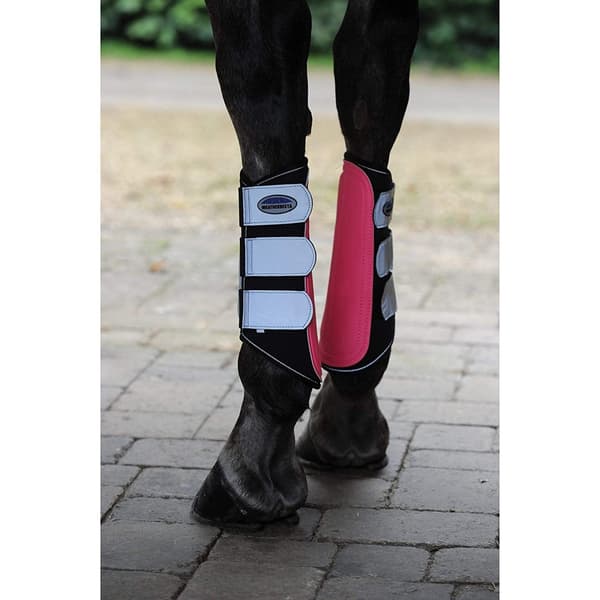 Weatherbeeta Reflex Hästborstskydd Full Rosa/Silver Pink/Silver Full