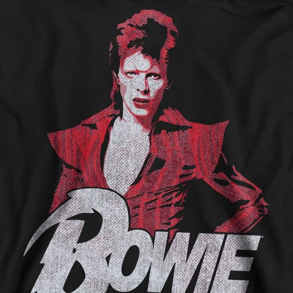 David Bowie Unisex Vuxen Diamond Sweatshirt M Svart Black M