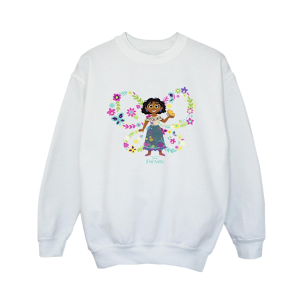 Disney Boys Encanto Mirabel Butterfly Sweatshirt 7-8 år Vit White 7-8 Years