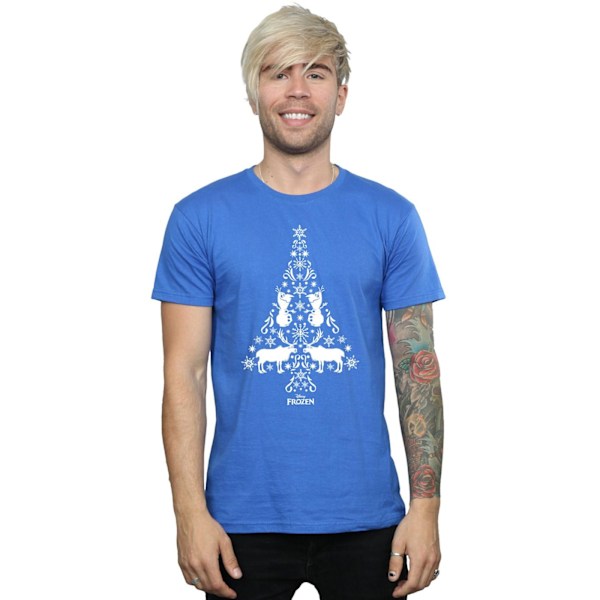 Disney herr Frozen julgran T-shirt 3XL kunglig blå Royal Blue 3XL