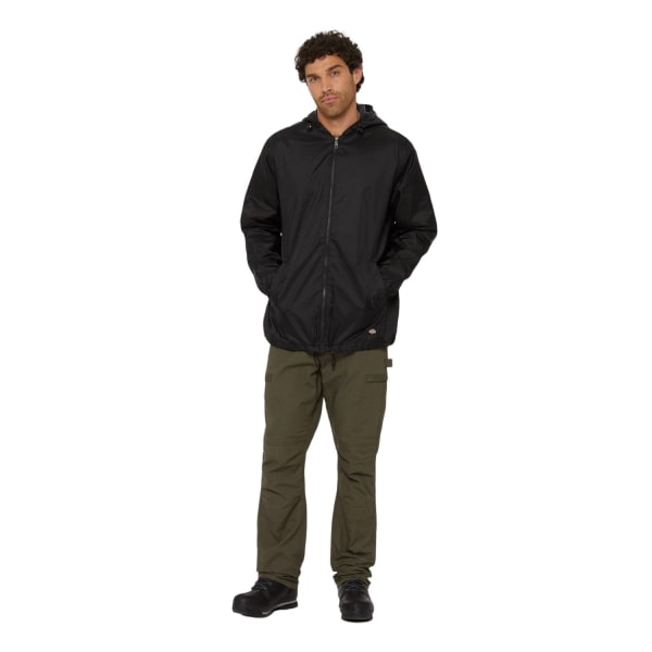 Dickies Herr Huvtröja Nylon Fleecefodrad Jacka M Svart Black M