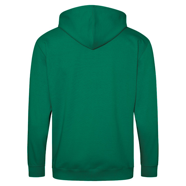 Awdis Plain Mens Hooded Full Zip Hoodie / Zoodie 2XL Bottle Gre Bottle Green 2XL