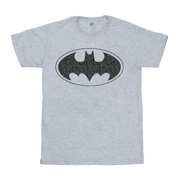 DC Comics Batman One Colour Logo T-shirt XXL Sports Grey Sports Grey XXL