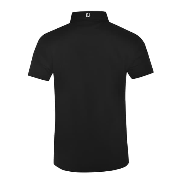 FootJoy Herr Logotyp Pikétröja L Svart Black L
