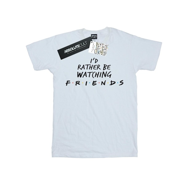 Friends Herr T-shirt Rather Be Watching 5XL Vit White 5XL