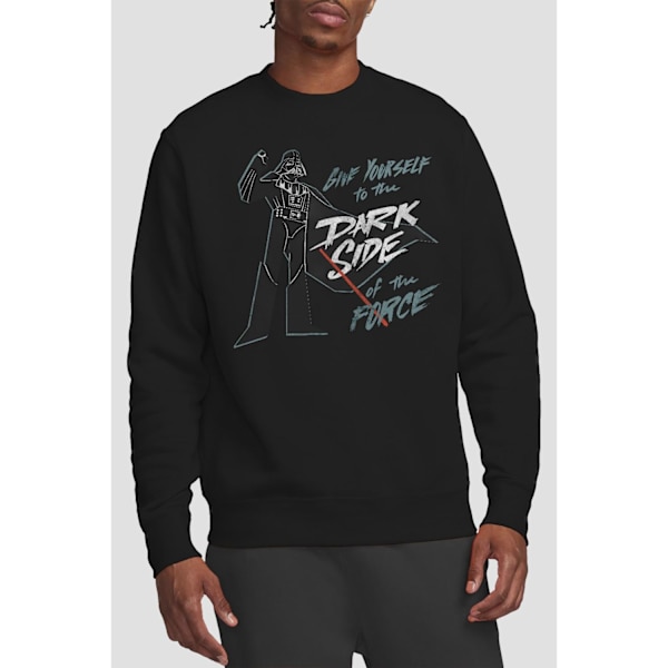 Star Wars Unisex Vuxen Give Yourself To The Darkside Sweatshirt Black XL
