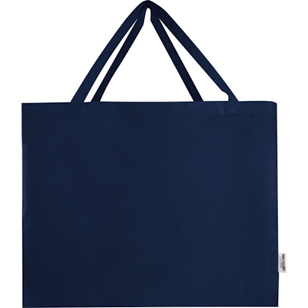 Odessa Återvunnen Bomulls Tote Bag Storlek One Navy Navy One Size