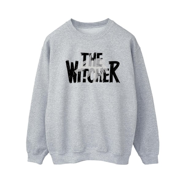 Netflix Dam/Damer The Witcher Wolfhead Witcher Sweatshirt L Sports Grey L