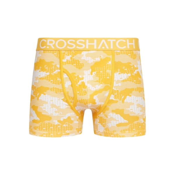 Crosshatch Morkam boxer för män (förpackning med 2) L Gul Yellow L