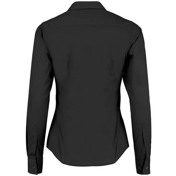 Kustom Kit Dam/Dam Långärmad Poplinskjorta 18 Svart Black 18