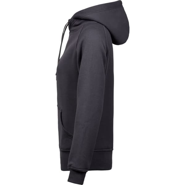Tee Jays Dam/Dam Hooded Sweatshirt M Mörkgrå Dark Grey M