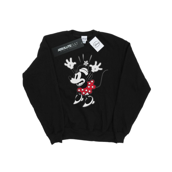 Disney Dam/Kvinnor Minnie Mouse Överraskning Sweatshirt M Svart Black M