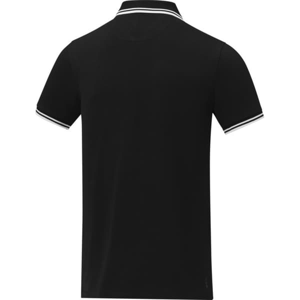 Elevate Herr Amarago Kortärmad Poloshirt XL Solid Svart Solid Black XL