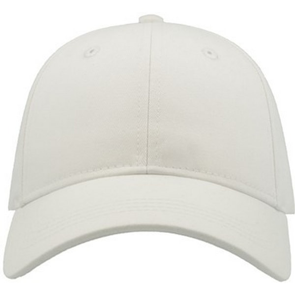 Atlantis Unisex Vuxen Böjd Twill Baseballkeps One Size Vit White One Size