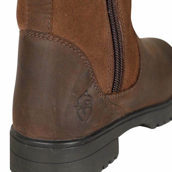 Moretta Barn/Barn Savona Läder Country Boots 2 UK Brun Brown 2 UK