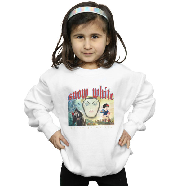 Disney Girls Snow White And Queen Grimhilde Sweatshirt 9-11 Ja White 9-11 Years
